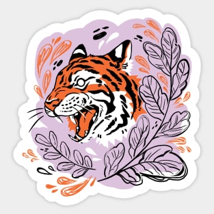 Tiger Attack 2 Sticker